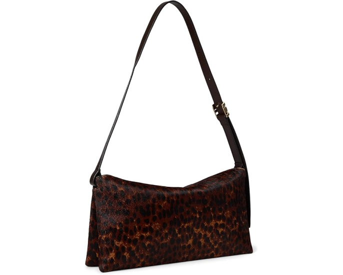 Сумка Madewell Date Night Party Shoulder Leopard из кожи леопардового принта