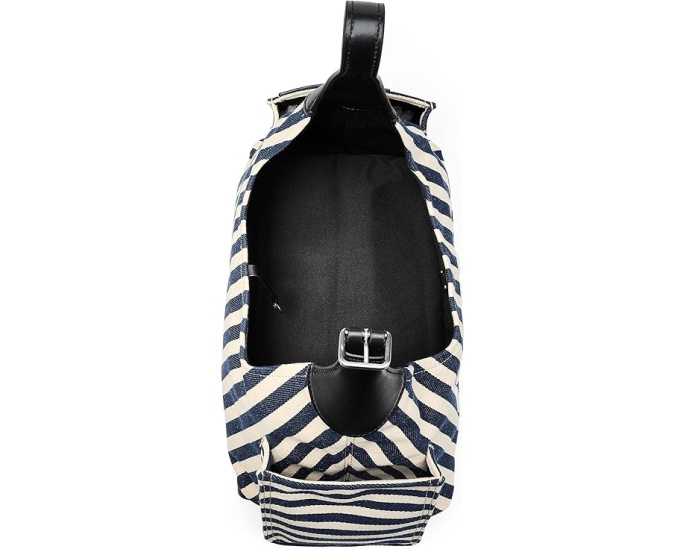 Сумка Marc Jacobs из полосатого холста с поясным ремнём