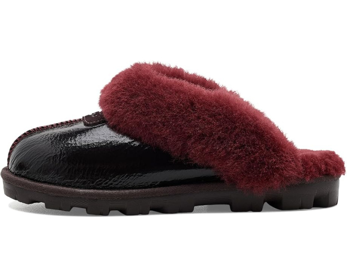 Домашние тапочки UGG Coquette Crinkle с мехом