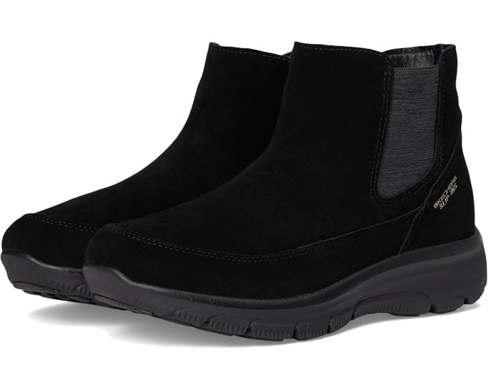 Ботинки SKECHERS Easy Going в стиле челси без шнуровки с замшевым верхом