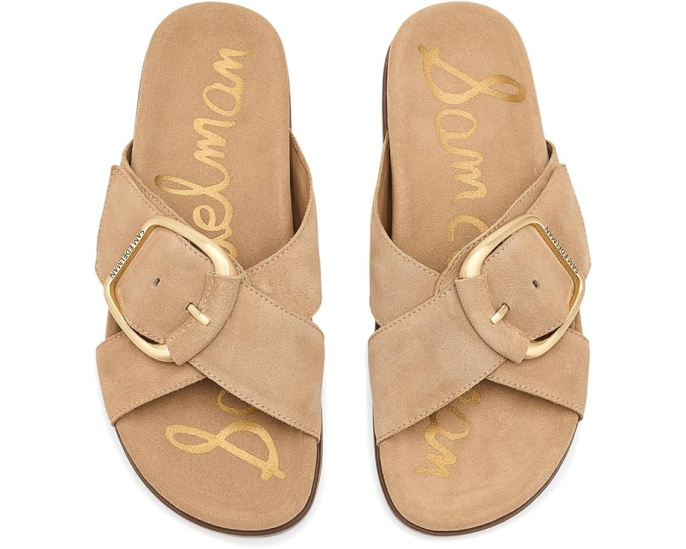 Сандалии Sam Edelman Darla с круглым открытым носком и пряжкой