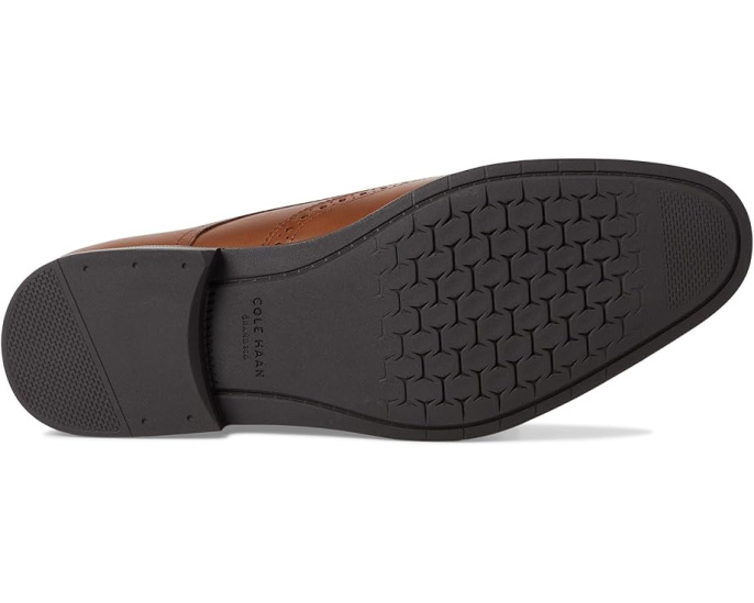 Оксфорды Cole Haan Harmon Grand Wingtip с кожаной подкладкой и подошвой EVA