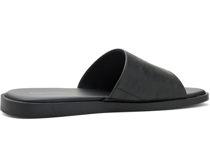 Сланцы Calvin Klein Edenn с логотипом CK и круглым открытым носком