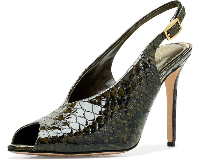 Туфли Helenza Peep Toe Slingback от Vince Camuto с пряжкой