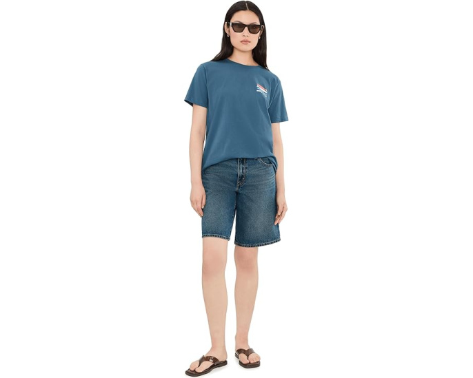 Футболка Salty Crew American Catch Boyfriend Tee с принтом