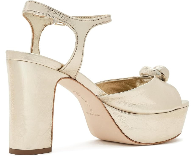 Arianna Metallic Platform Sandals