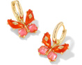 Серьги-кольца Kendra Scott Bianca Butterfly с бабочкой