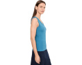 Топ NIC+ZOE Perfect Knit Rib Scoop Tank бирюзового цвета