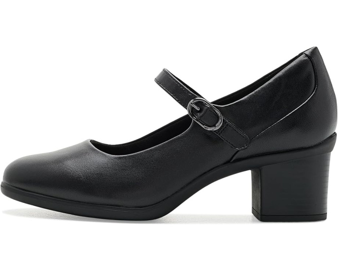 Туфли Clarks Shaya Jane с пряжкой Black Leather