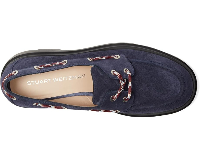 Мокасины Hudson с круглым носком и стелькой из ЭВА Stuart Weitzman