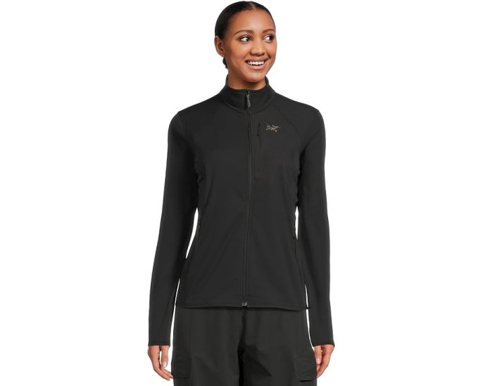 Толстовка Arc'teryx Delta из флиса Polartec Power Dry с карманами на молнии