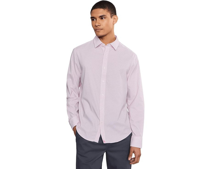 UNTUCKit рубашка Long Sleeve Fairfax Performance Printed с длинным рукавом