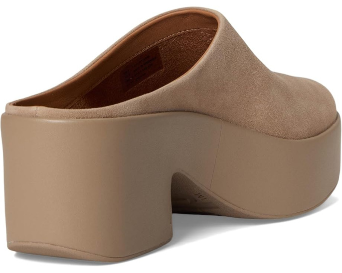 FitFlop Platfforms замшевые мюли на каблуке