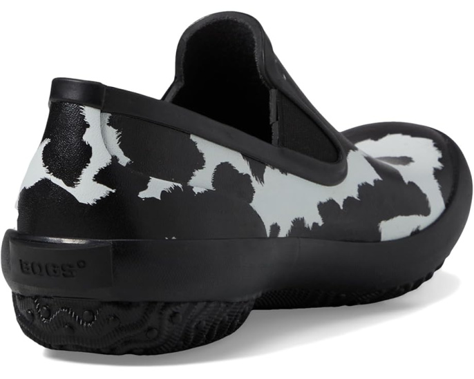 Слипоны Bogs Patch Slip-On Cow с принтом под коровью кожу