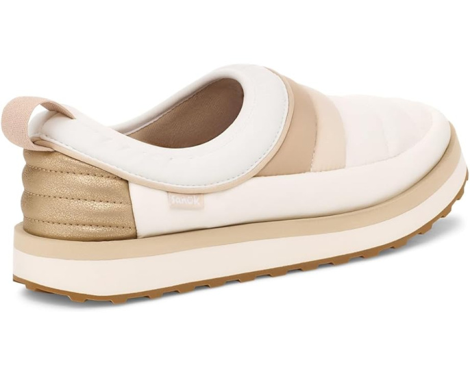 Кроссовки Sanuk Puffy Chiller Low 2 Glam с блестками и ортопедической стелькой