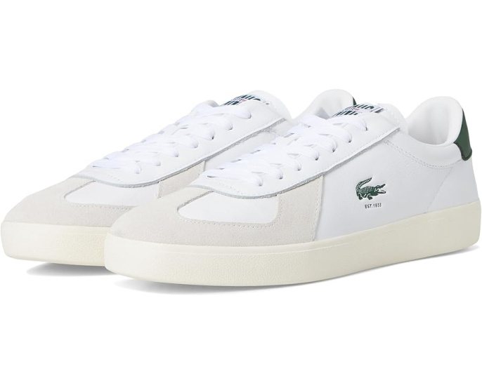 Кроссовки Lacoste Baseshot Pro с верхом из кожи и замши