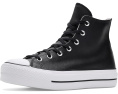 Converse Chuck Taylor All Star высокие кожаные кроссовки на платформе