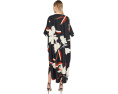 Natori Кафтан Kami Caftan с принтом черный