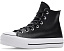 Converse Chuck Taylor All Star высокие кожаные кроссовки на платформе