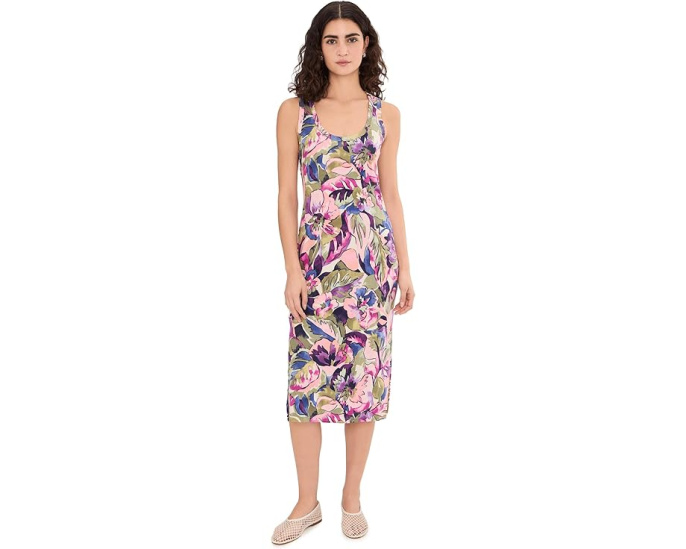 Платье миди Tommy Bahama Darcy Garden Oasis с цветочным принтом
