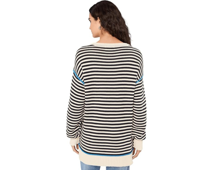 Free People We The Free Asher Pullover свитер оверсайз с полосками