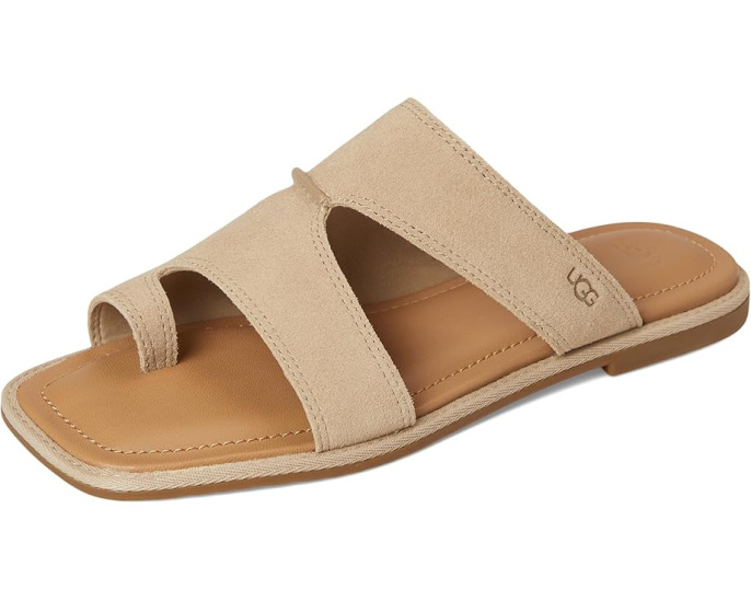 Сандалии UGG Matira с квадратным носком и кожаной подкладкой