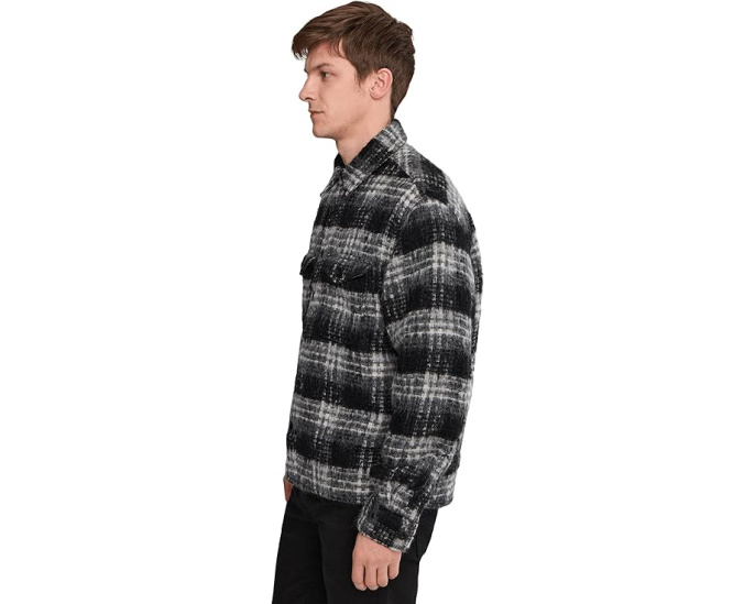 Рубашка AllSaints Korey с длинным рукавом из мягкой ткани