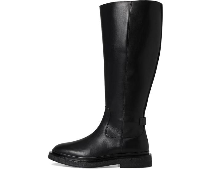 Высокие кожаные сапоги AllSaints Escher до колена