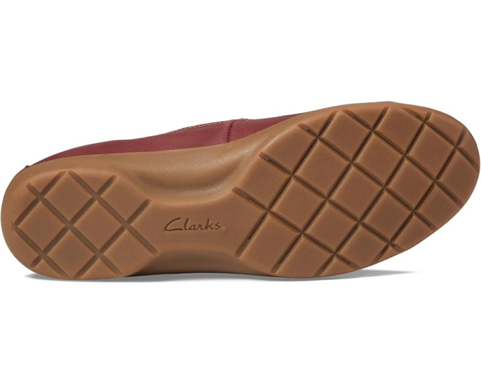 Clarks Meadow Opal балетки из кожи с круглым носком