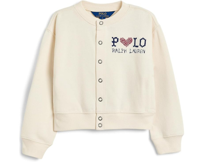 Флисовый кардиган с логотипом Polo Ralph Lauren