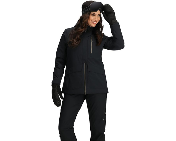 Горнолыжная куртка First Tracks с двухсторонней молнией и карманами