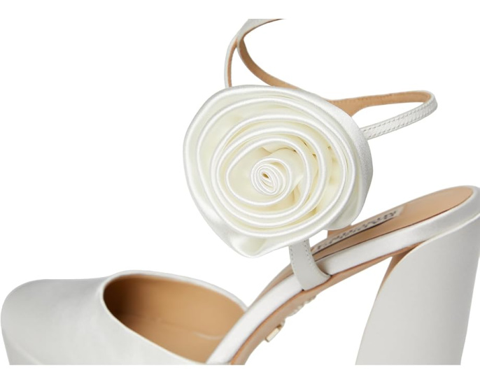 Badgley Mischka Туфли Janessa на платформе с крупным цветком и ремешком