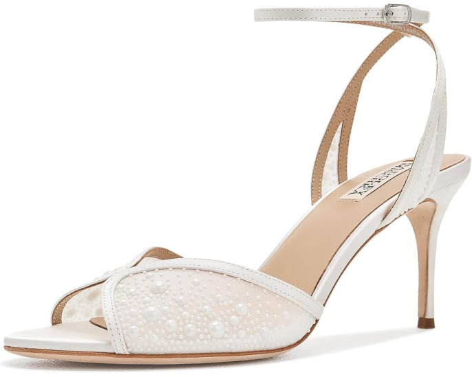 Туфли Badgley Mischka Rhea с жемчугом на каблуке