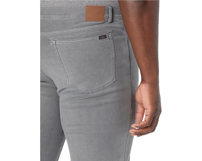 Брюки Faherty Stretch Terry с пятью карманами из мягкого велюра