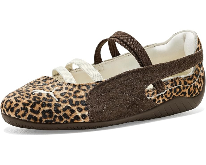Балетки Puma Speedcat Wild с леопардовым принтом для детей