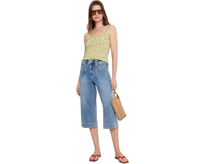 Майка Foothill Pointelle Henley Tank из органического хлопка и переработанного полиэстера Toad&Co