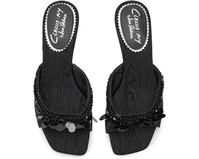 Сандалии Circus NY by Sam Edelman Juliana с пайетками и низким расклешенным каблуком
