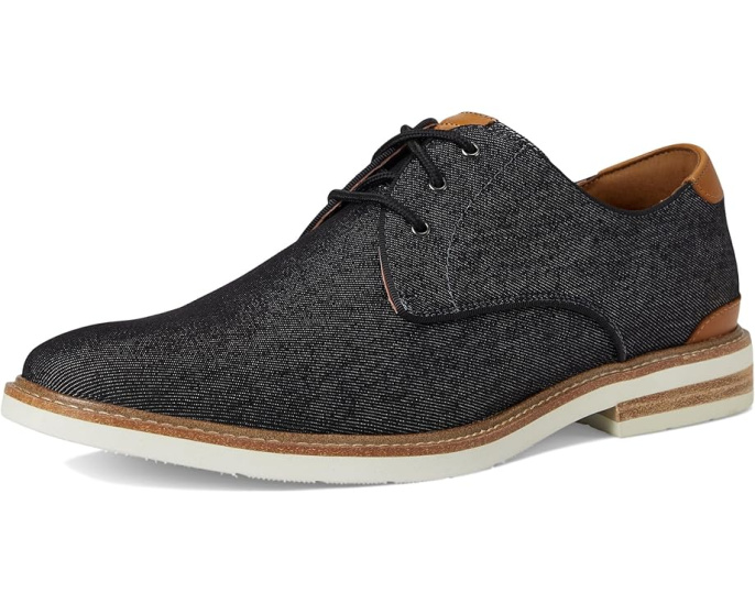 Оксфорды Florsheim Highland Canvas Plain Toe из холста с кожаными вставками