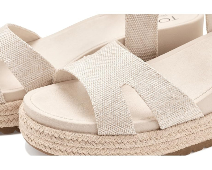Сандалии TOMS Alana на клине с платформой и ремешками