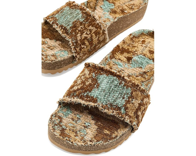 Сандалии Woven Wonders Footbed от Free People с текстильным верхом