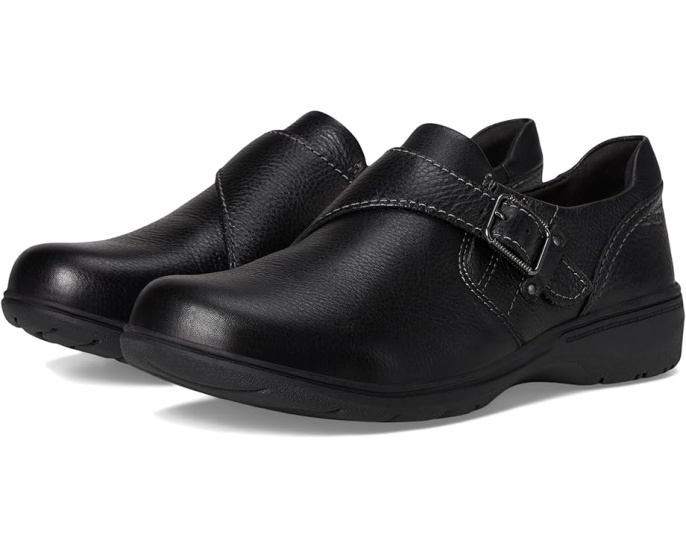 Clarks туфли Carleigh Jazz на пряжке из блестящей кожи