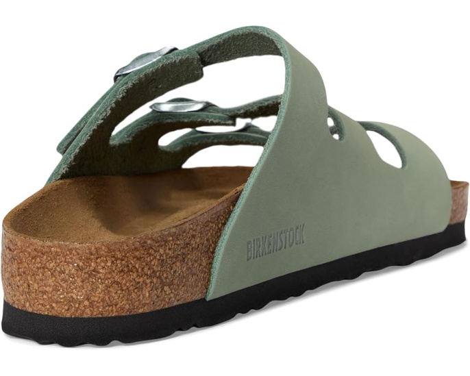 Сандалии Birkenstock Florida из нубука с пробковой стелькой