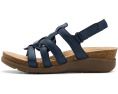 Сандалии Calenne Gracie Clarks на ремешках с клином и стелькой Ultimate Comfort
