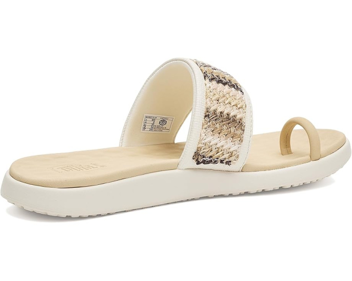 Босоножки Maui Breeze Toe Loop с кольцом на мыске цвет слоновой кости