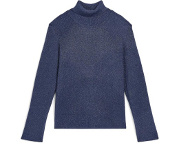 Блестящая водолазка Patriot Blue с пайетками Hatley для детей