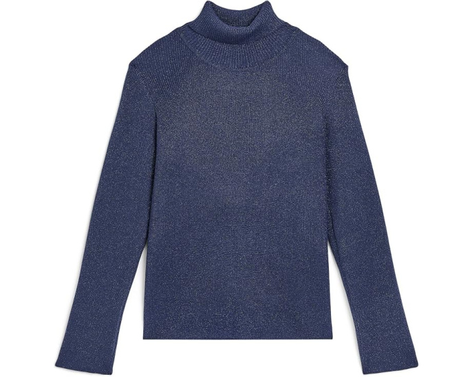 Блестящая водолазка Patriot Blue с пайетками Hatley для детей
