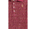 Floral Smocked Stretch Mesh Polo Dress (Toddler/Little Kid)