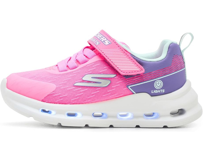 Детские кроссовки SKECHERS KIDS Glide-Step Lights со светящейся подошвой