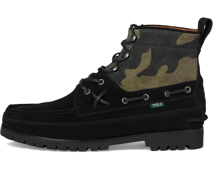 Ботинки Ranger Mid Camo Suede Boot Polo Ralph Lauren с камуфляжем и замшей