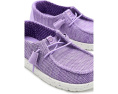 Hey Dude кроссовки Wendy Stretch Sox для детей из фиолетового трикотажа
